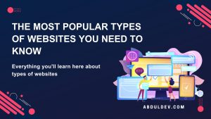 Types of Websites