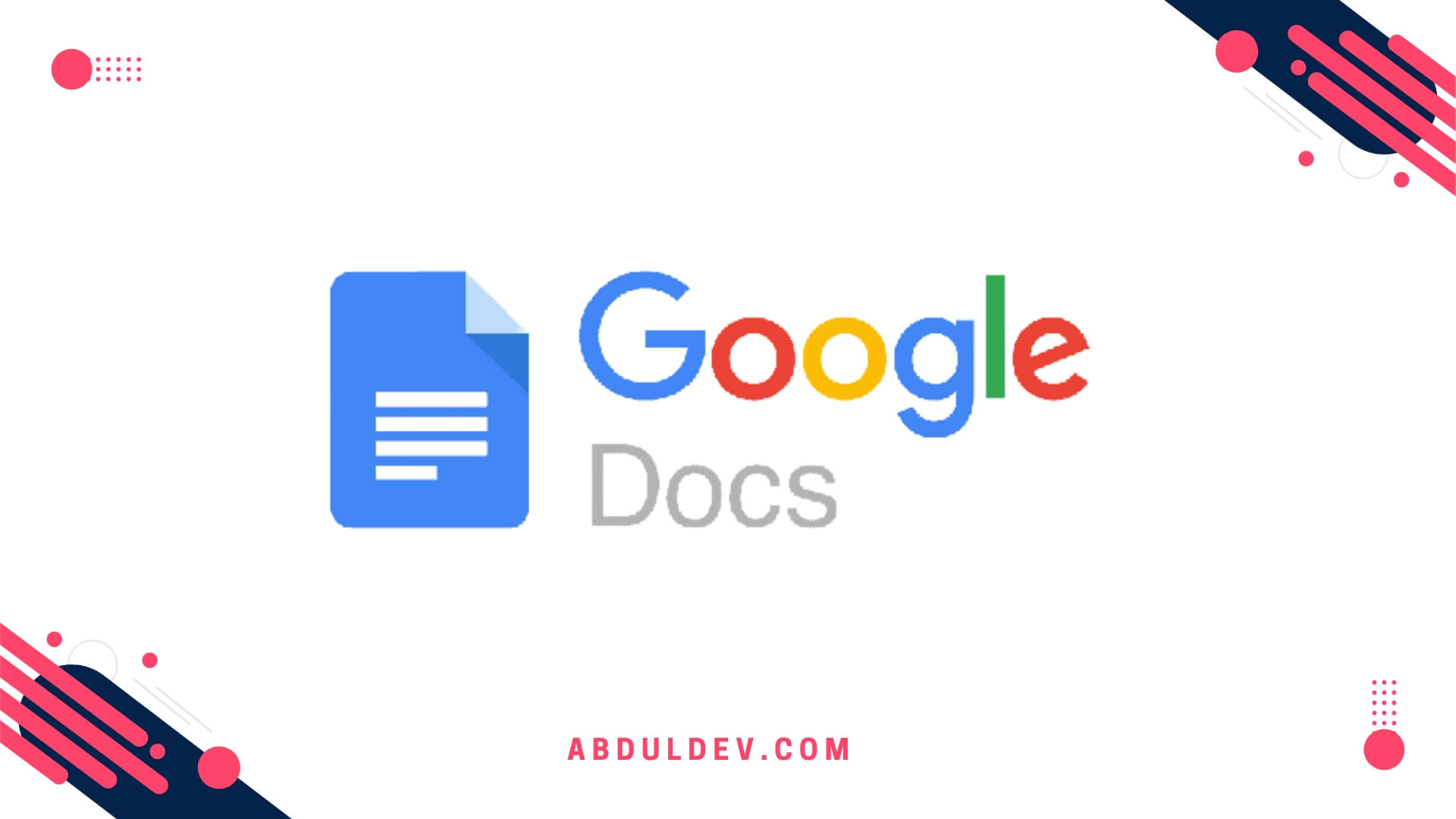Content Writing Tool Google Docs