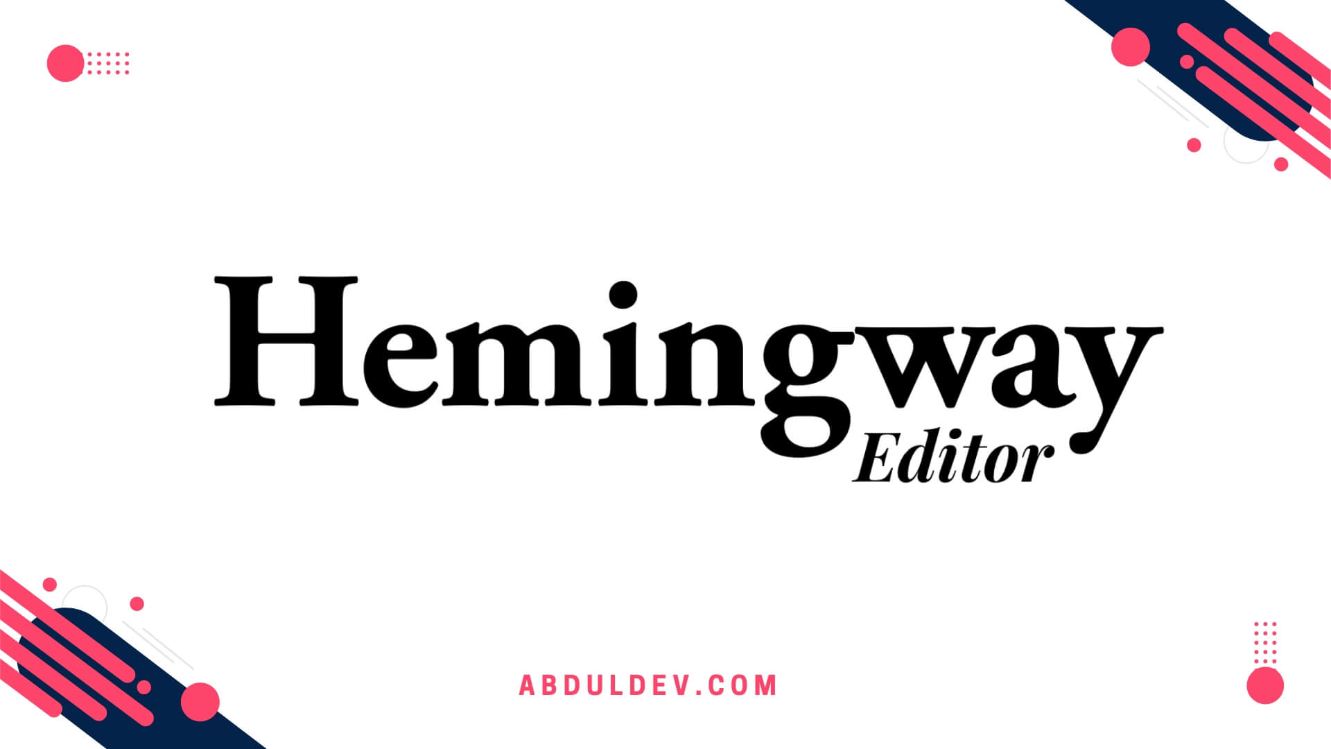 Content Writing Tool Hemingway Editor