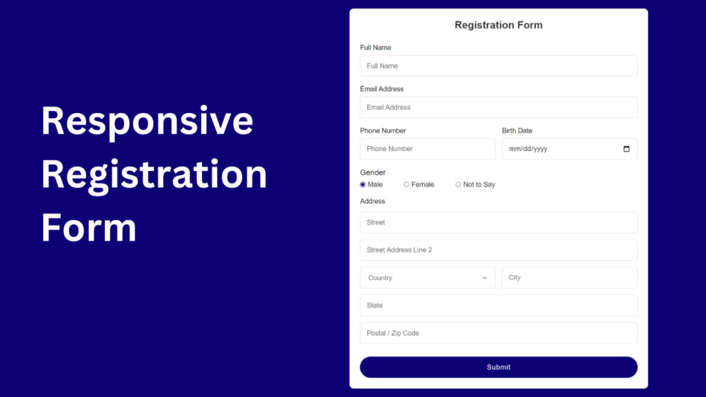 Registration Form