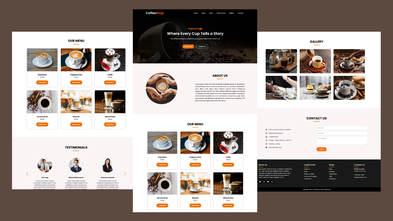 Responsive Coffee website