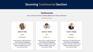 Testimonial Section