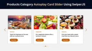 Category Autoplay Card Slider