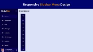 Responsive Sidebar