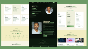 Responsive Animated Portfolio Website