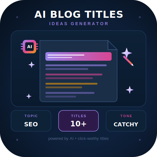 AI Blog Title Ideas Generator