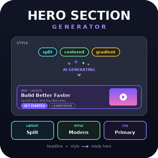 Hero Section Generator