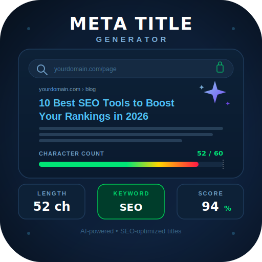 Meta Title Generator