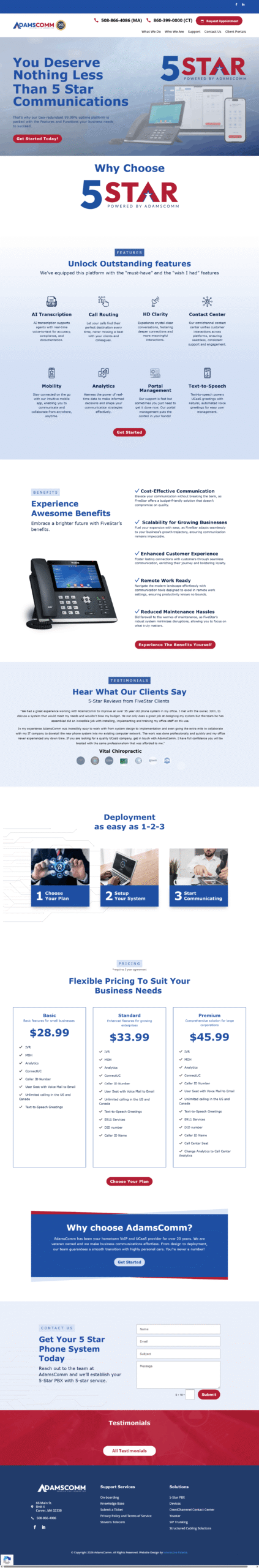 5 Star Hosted PBX AdamsComm Telecom Solutions 08 16 2026 07 55 AM 1 scaled